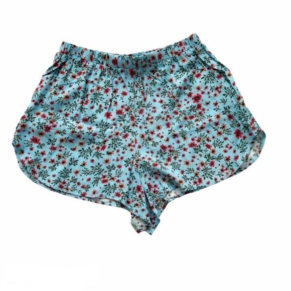 NWT Blue Life Bali Subtle Floral Print Relaxed Fit Unlined Light Shorts XS - Picture 1 of 8
